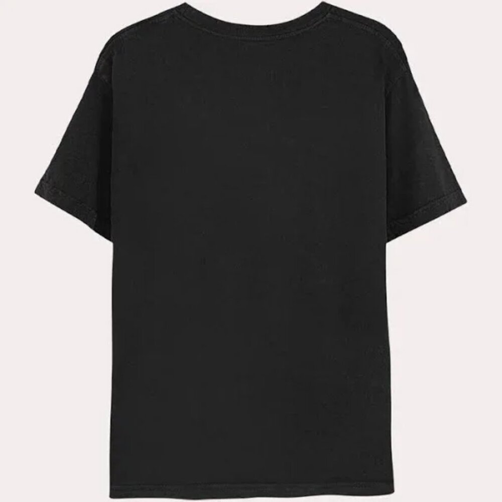 MENS THE CURE GRAPHIC BAND SHIRT BLACK CREW SHORT SLEEVE STANDARD FIT SIZE SMALL - Picture 2 of 3